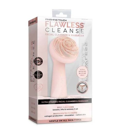 Finishing Touch Flawless Ultra-Hygienic Silicone Facial Massage Cleanser 